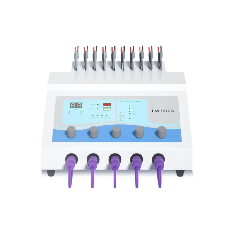 www.hktmay.com_home beauty device_ems muscle stimulator_TM-502A_Tingmay 5 Channles Electrical Stimulation Therapy Machine